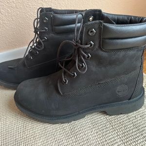 Women’s US Size 8 Timberland Linden Woods Waterproof Black Nubuck Boots